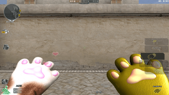 【cf】新上线黄金猫猫手套,真香四连击!