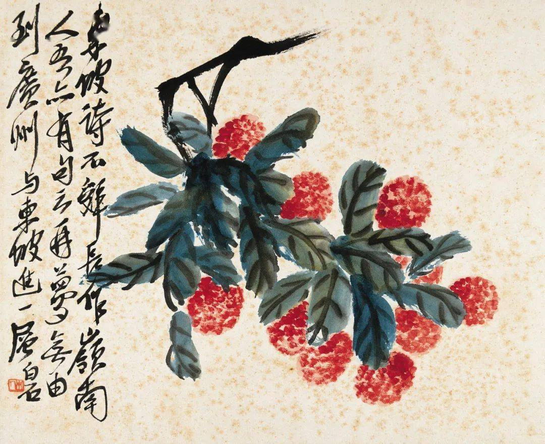 【精品欣赏】齐白石花卉册页_绘画