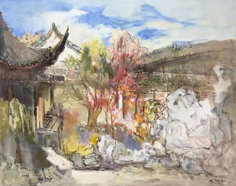 展讯视物与心象安徽省现代油画研究院成立三周年油画展