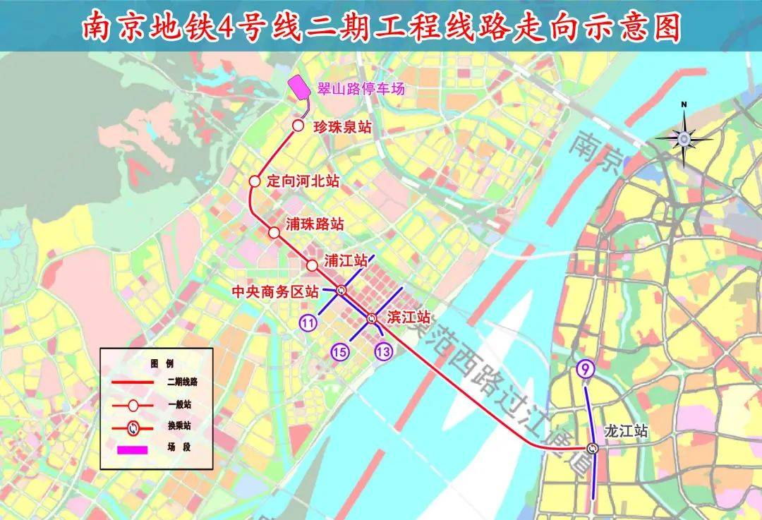 南京地铁4号线二期是江北新区构建立体交通体系的重要内容,能够实现