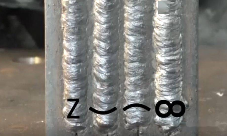 用点焊的方式建立一个基础平台4种电焊立焊焊接手法↓↓焊接质量有