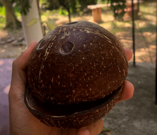 还有人喜欢椰子壳,这玩意弄个手串还行,但是直接盘.