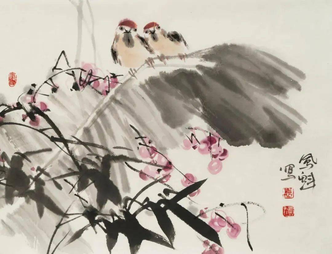 作品展|袁凤魁写意花鸟画赏析_北京画院
