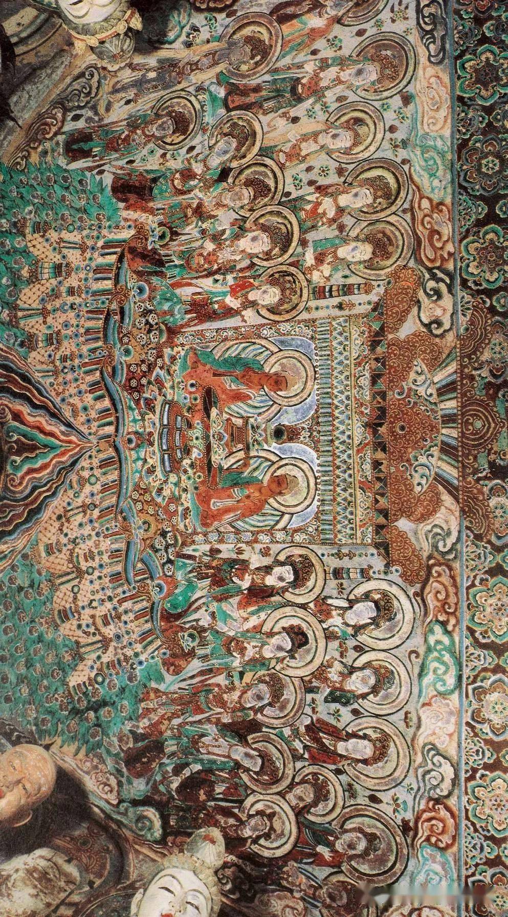 中国敦煌壁画太美了100个细节图高清