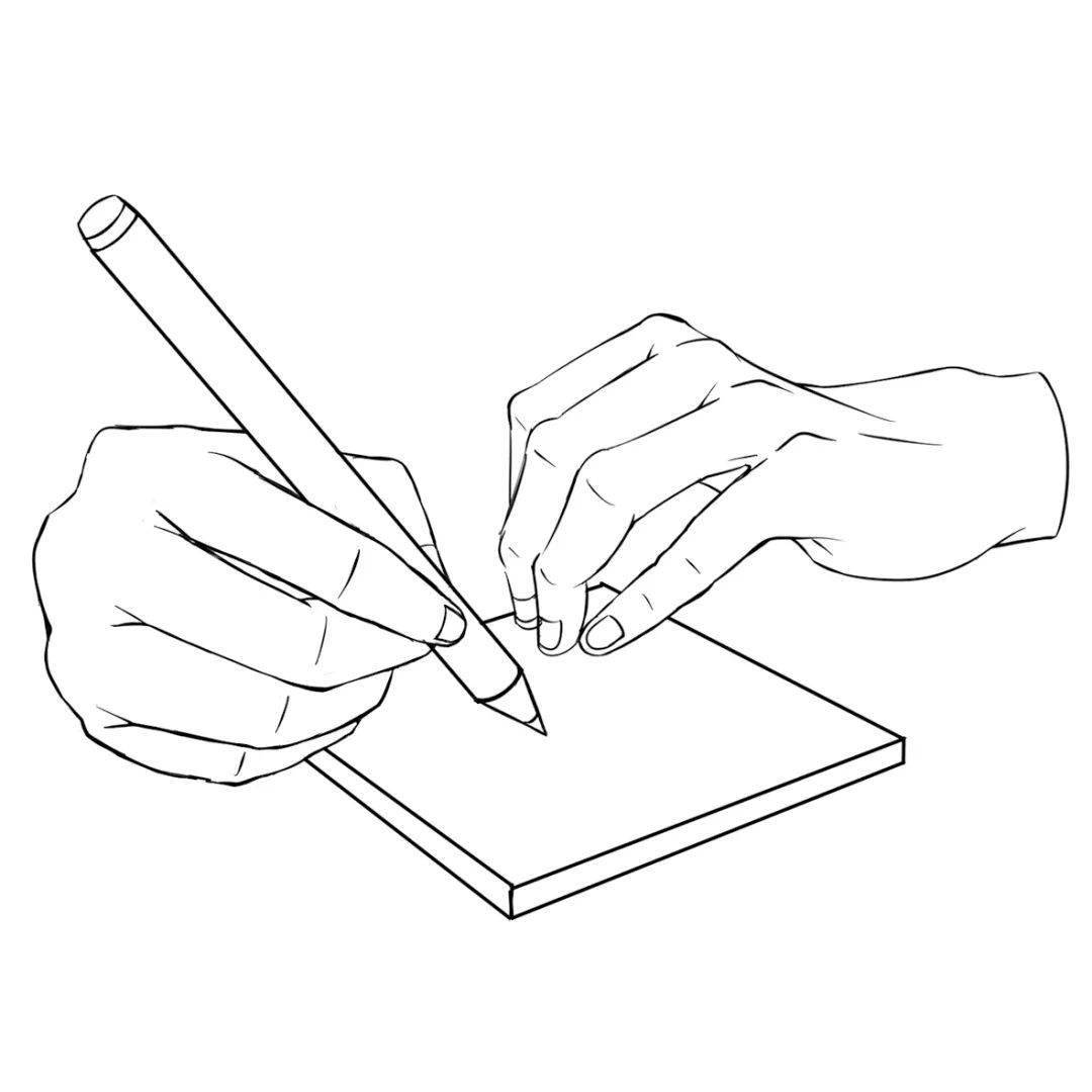 动漫线稿 男女人体 动作多角度姿势 绘画临摹 结构人体透视素材_关键