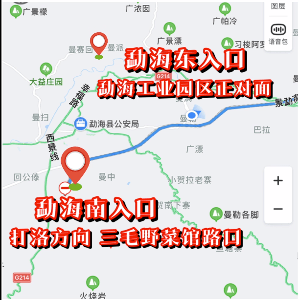 景洪至勐海高速,上下線路圖在這裡._高速公路