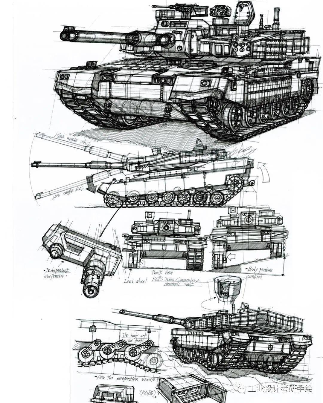 纸上谈兵器画装甲车图片