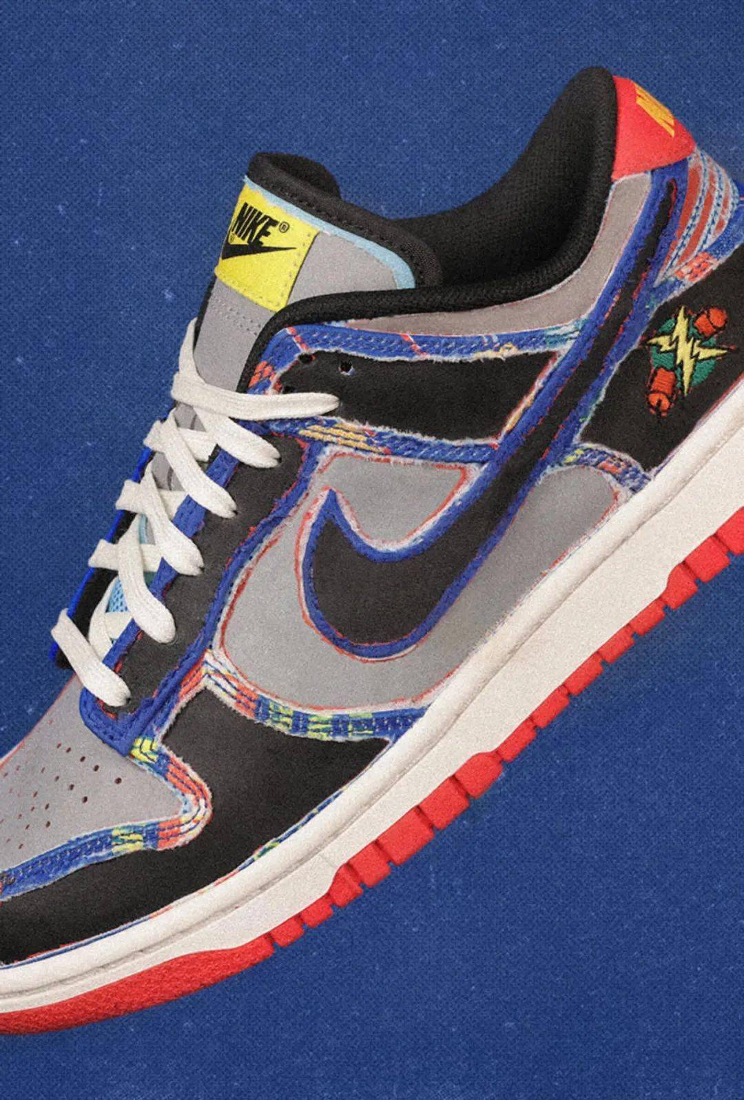 前所未见的双层刮刮乐!「鞭炮 dunk」snkrs 上架_nike