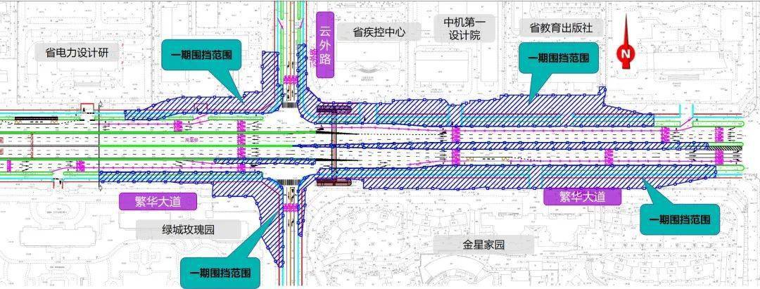 广西路,嵩山路,徽富路,翡翠路,云外路,松谷路,湖北路,庐州大道,南京路