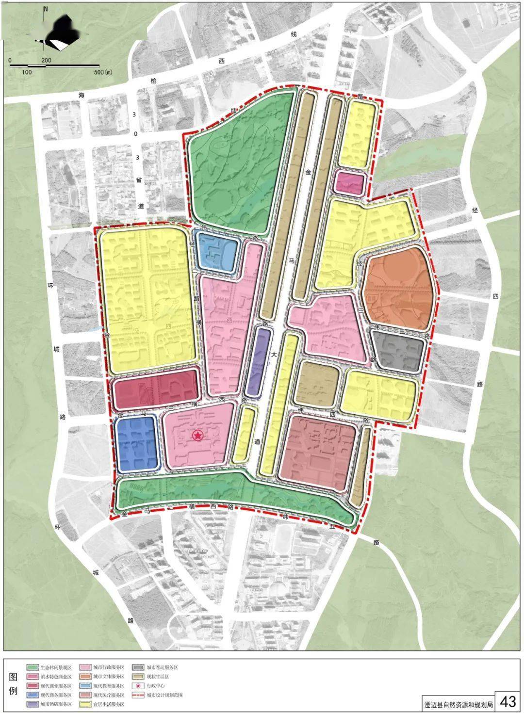 住宅小区功能分区图图片