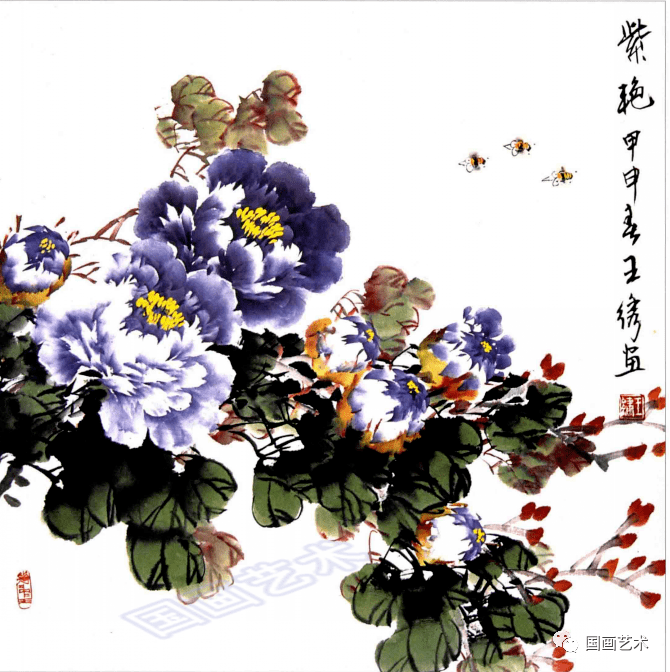 写意牡丹作品创作解析下