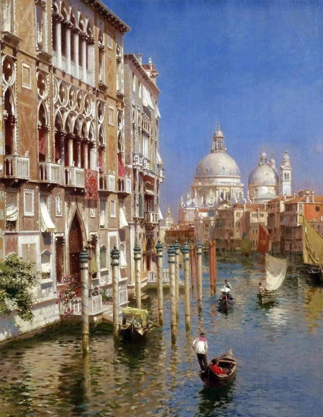 意大利著名画家鲁本斯·桑托罗风景画作品欣赏_举报