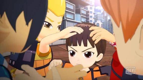 斗龙战士3子耀穿拖鞋来上学他的身后竟有只原始恐龙