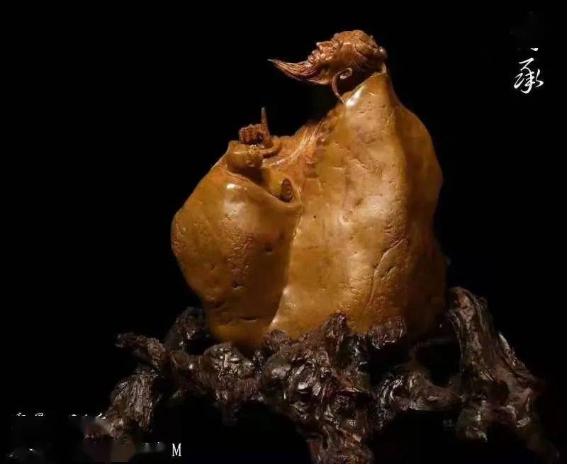 美鉴丨金奖陈惠福大师法相神僧陆子冈杯大放异彩