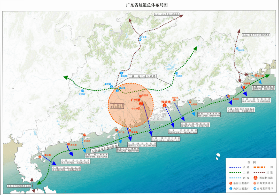 2020年广东省各地级_《广东省航道发展规划(2020—2035年)》正式出台