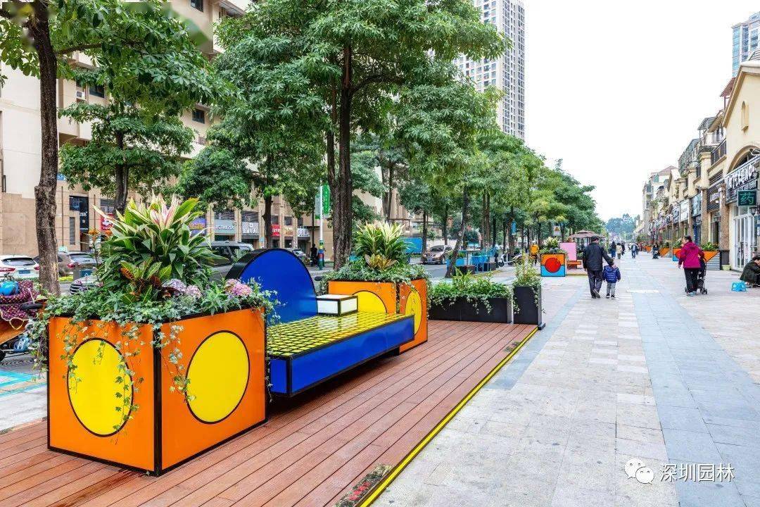 深圳园林作品艺术介入城市坪山区再添一处花漾街区