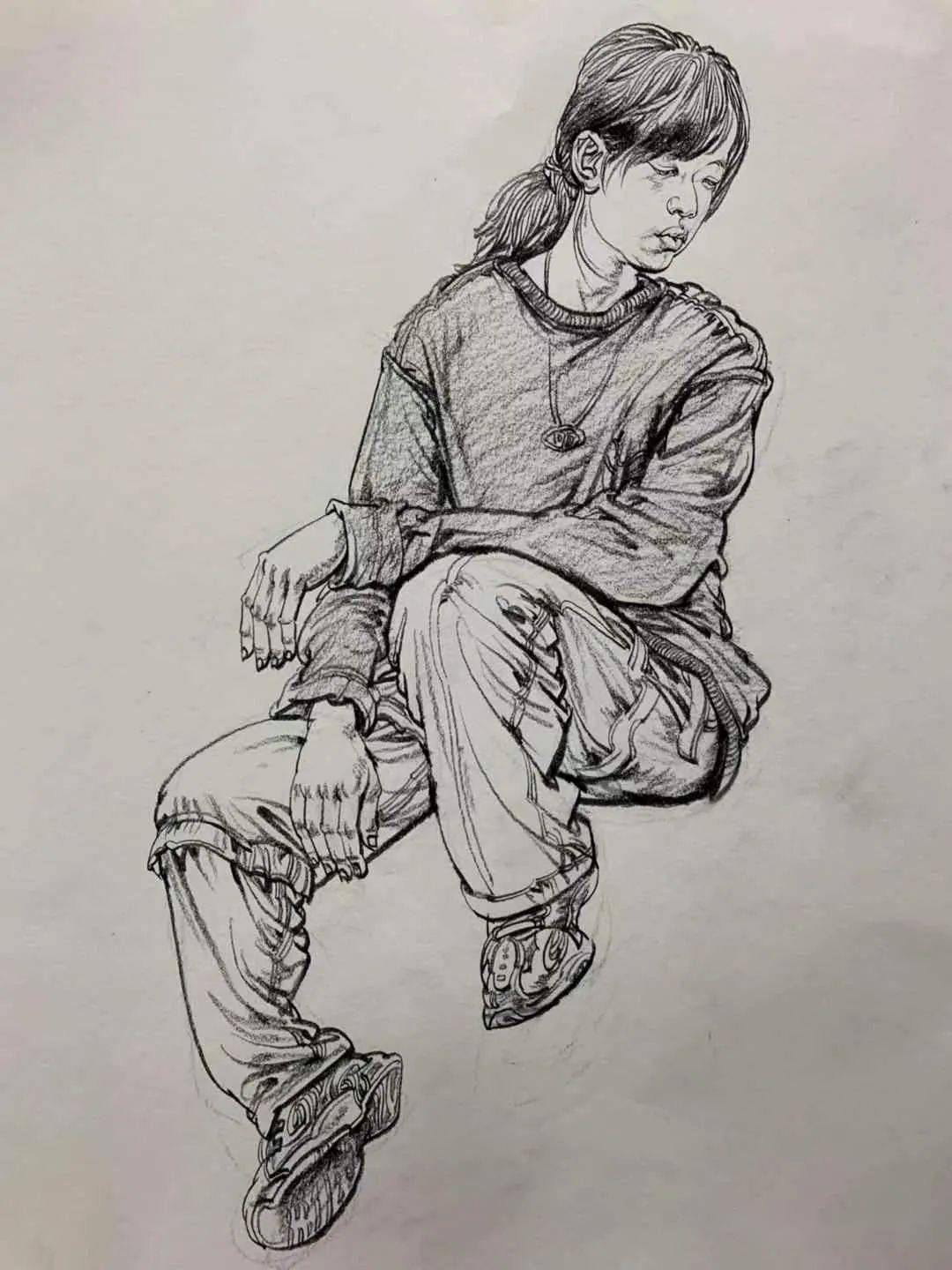 写意与神韵并存 王朋飞 近作 赏析_速写