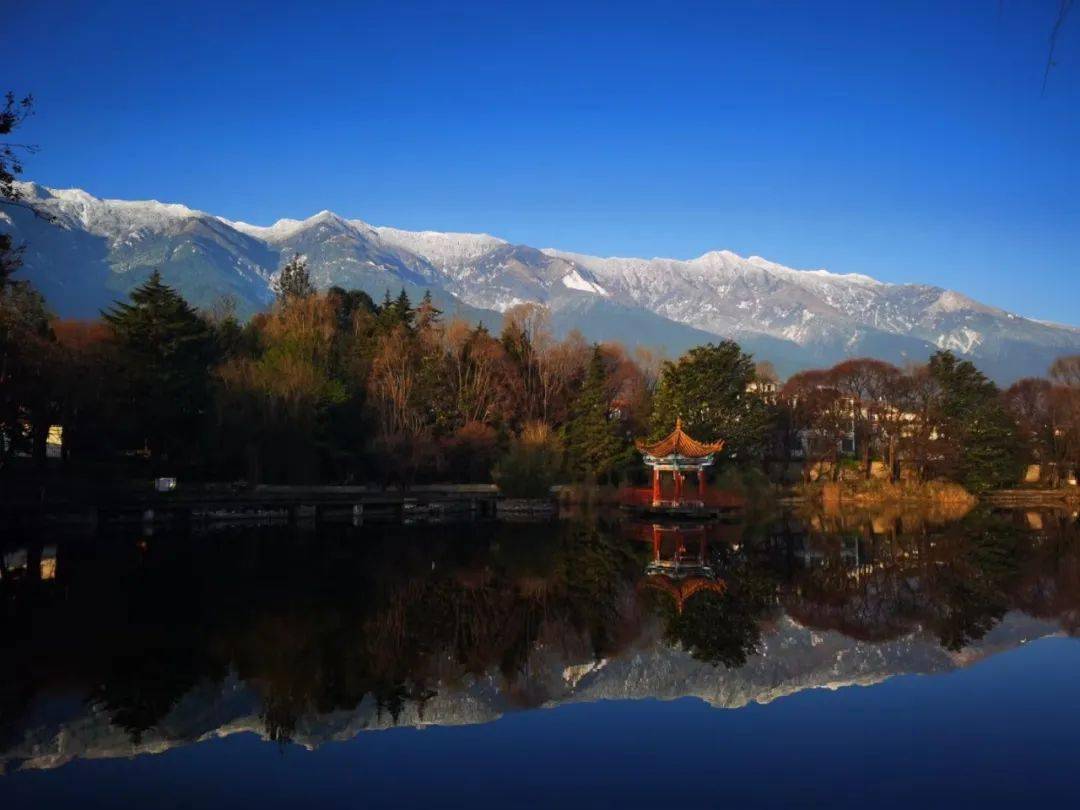 美了大理苍山一夜白头你要的苍山雪来了图视频