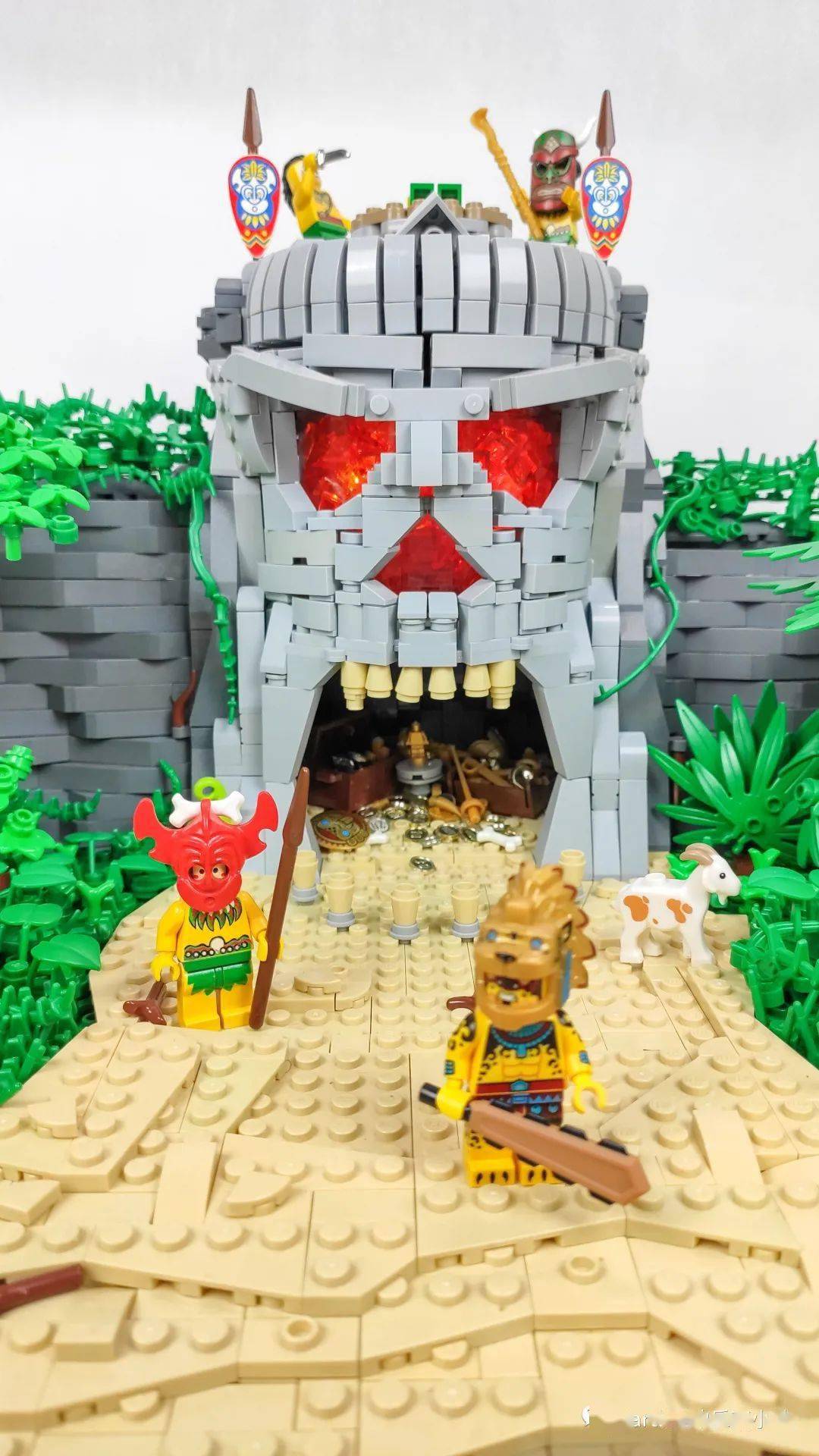 印第安人寻宝场景