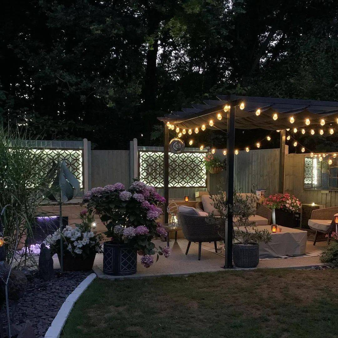 25款花园灯光案例用一缕柔和而诱人的光泽打造浪漫唯美花园