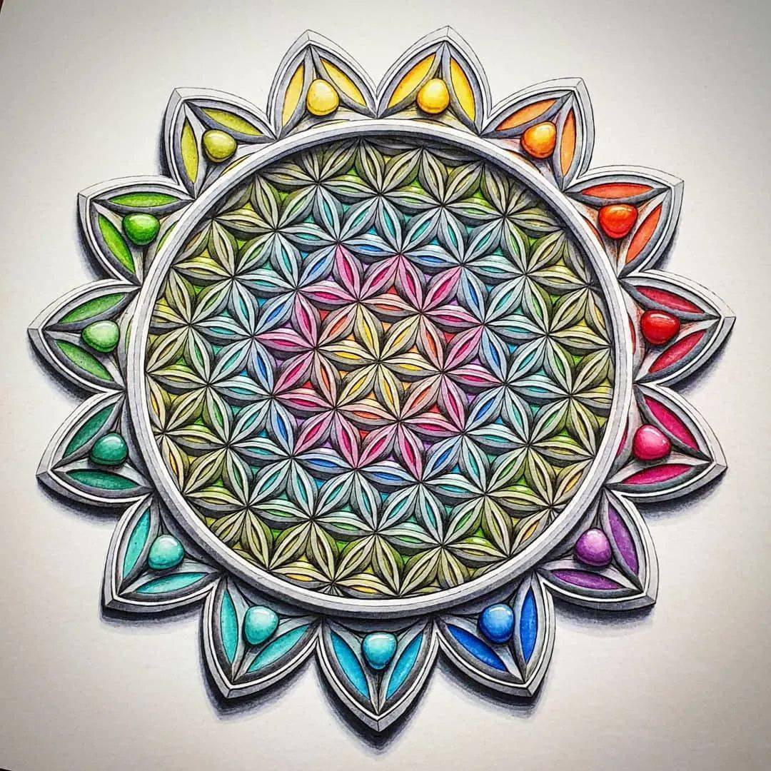 太疯狂了这种画竟然能治好抑郁巨牛的解压神器每位成年人都值得收藏