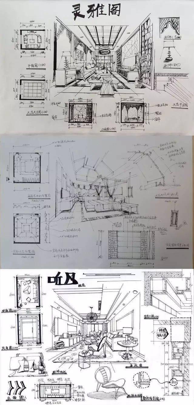 室内设计手绘马克笔上色快题分析图解-搜狐大视野-搜狐新闻