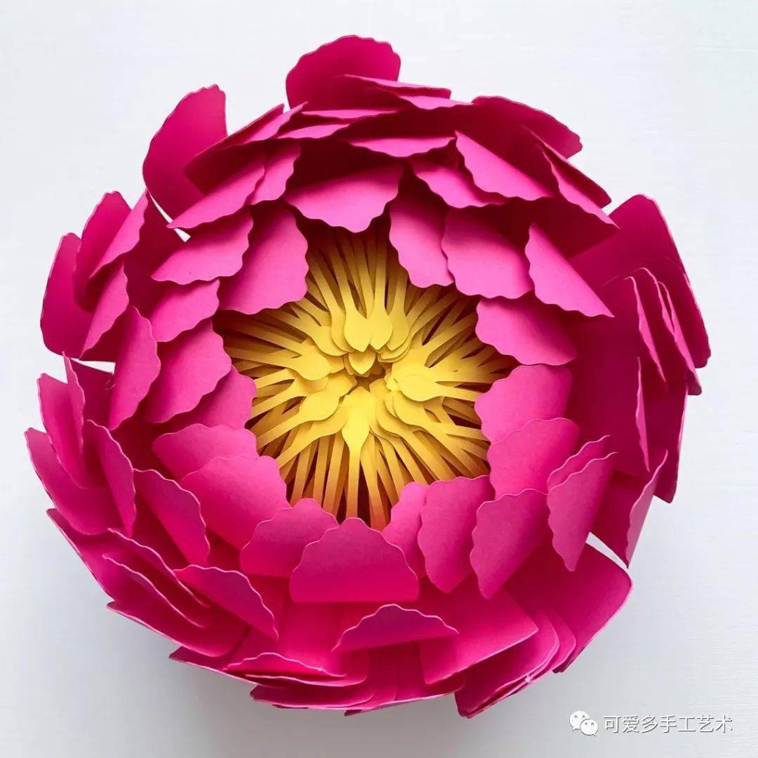 简直太美!没想到几张彩纸剪一剪也能如此惊艳,看完必须要学!(附教程)_