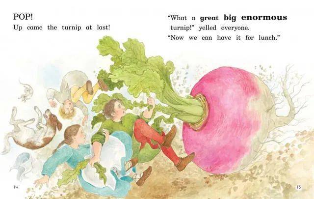 pop! up came the turnip at last!砰!萝卜终于拨出来了!