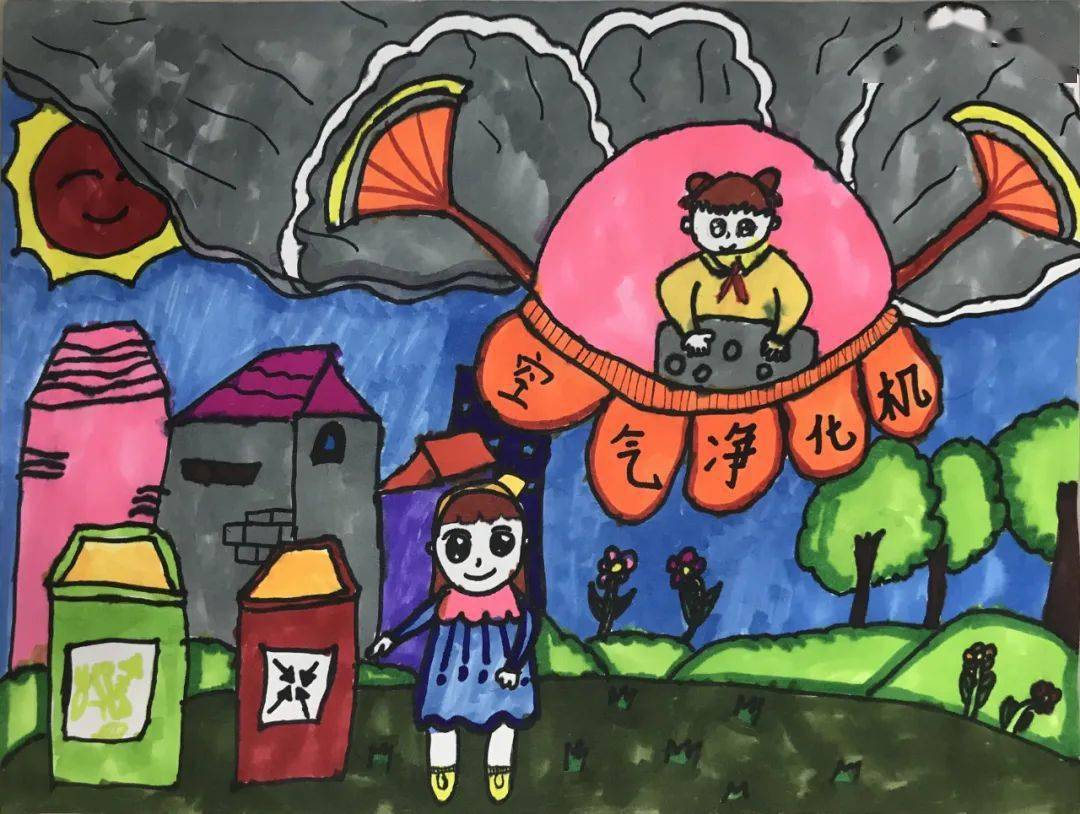 云展我是环保小卫士2020亳州市青少年儿童主题绘画大赛作品线上展二