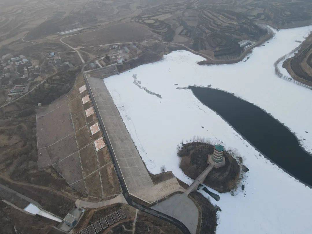 榆次田家湾水库上空拍到的真实画面!