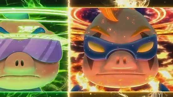 猪猪侠石甲熊神木猿共同对抗强敌