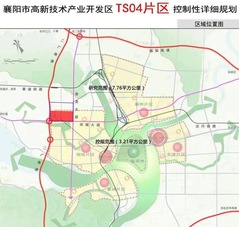 襄阳市高新区行政地图图片