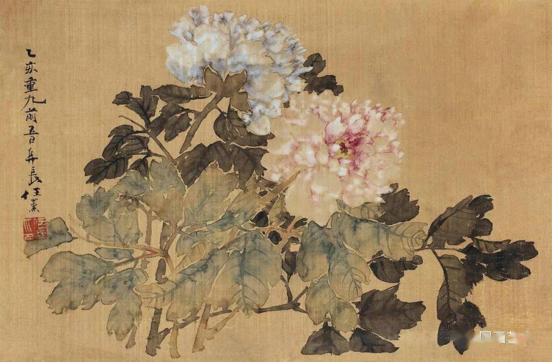 清末任薰花鸟作品欣赏