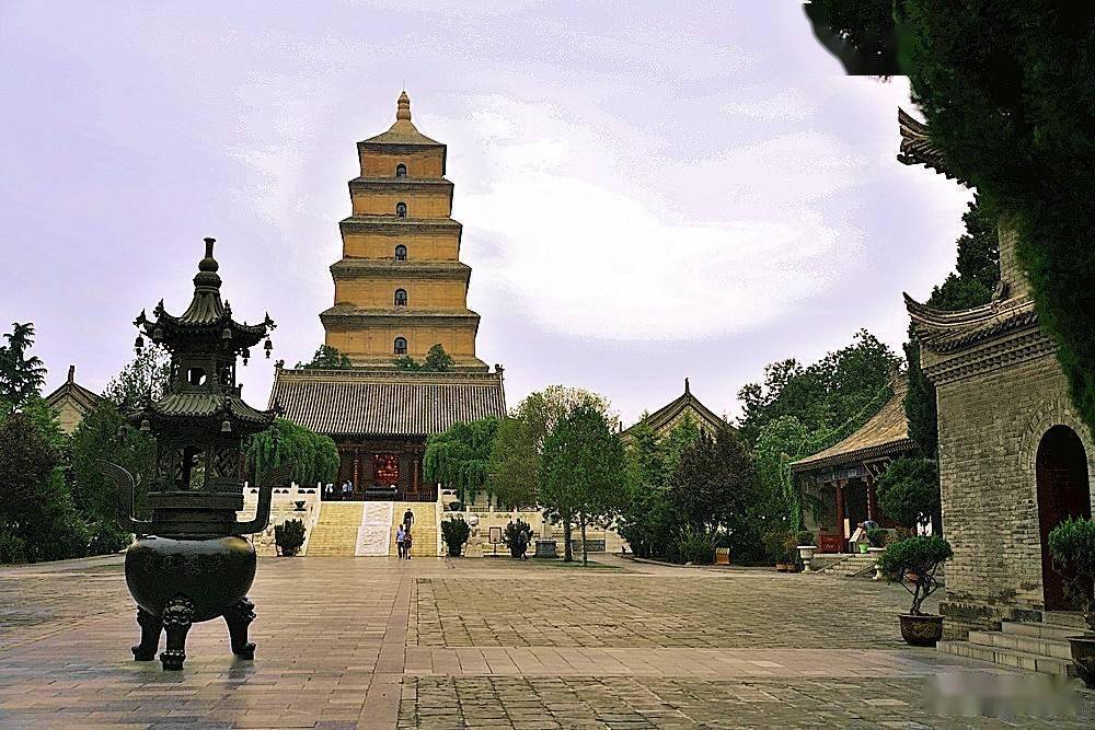 陕西行:游唐大慈恩寺—观大雁塔_佛教