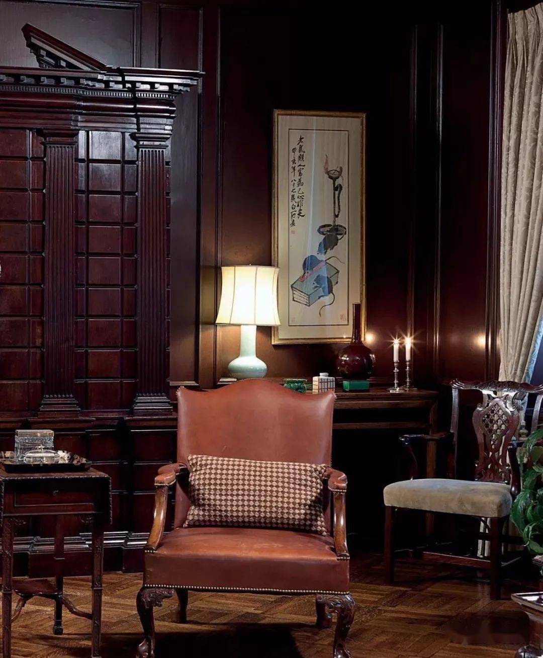 ▼ 2015年佳士得"锦瑟华年——安思远私人珍藏专场"预展现场这间被