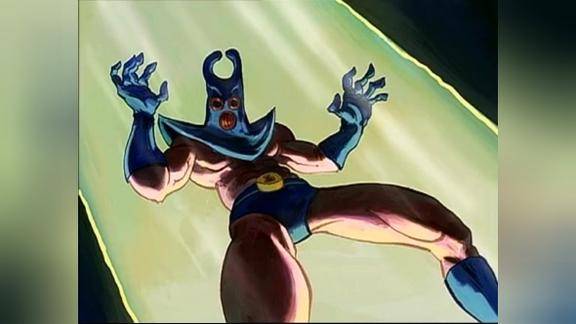 海绵宝宝发现用冰块的甜辣酱冰冻住的射线恶魔