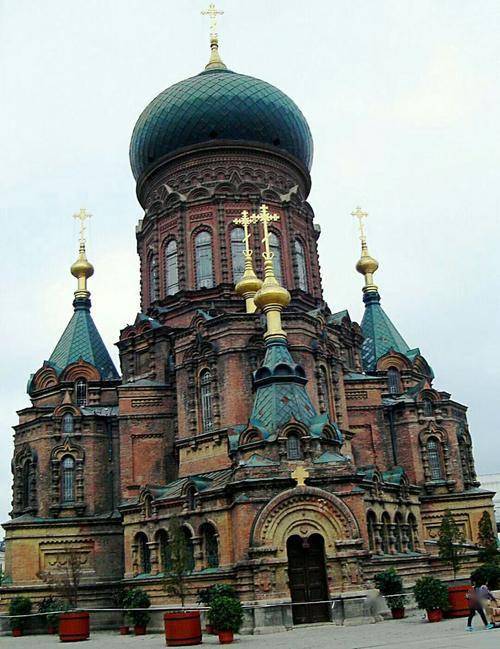哈尔滨最大的东正教堂图片