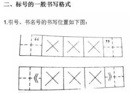 小學階段必考的標點符號歌附標點在田字格里的書寫規範格式