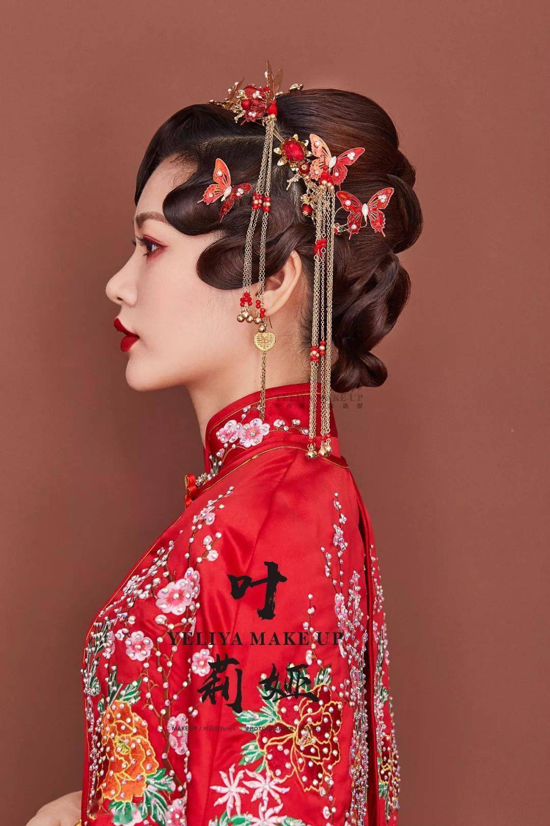 出门仪式敬酒造型美出一道靓丽的风景线~
