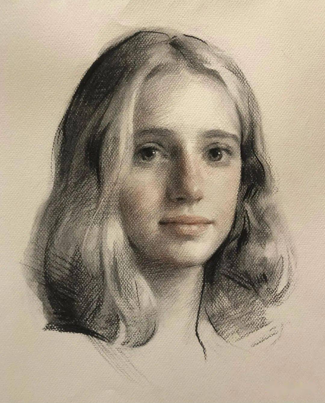 简洁灵动的素描,把肖像画出了灵魂!