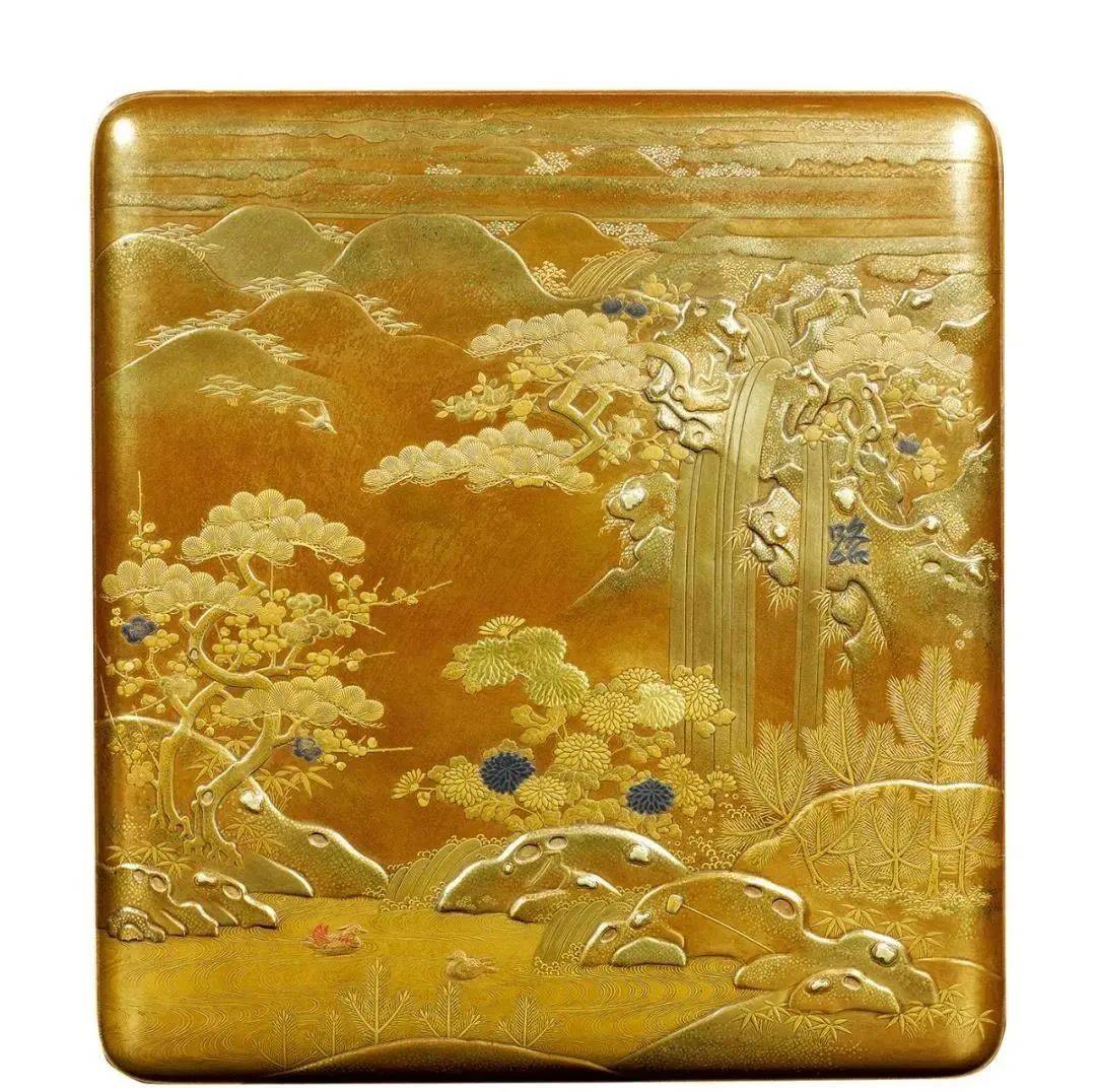 木箱付き【漆塗りの花台】お盆飾り 御供物台 時代 アンティーク