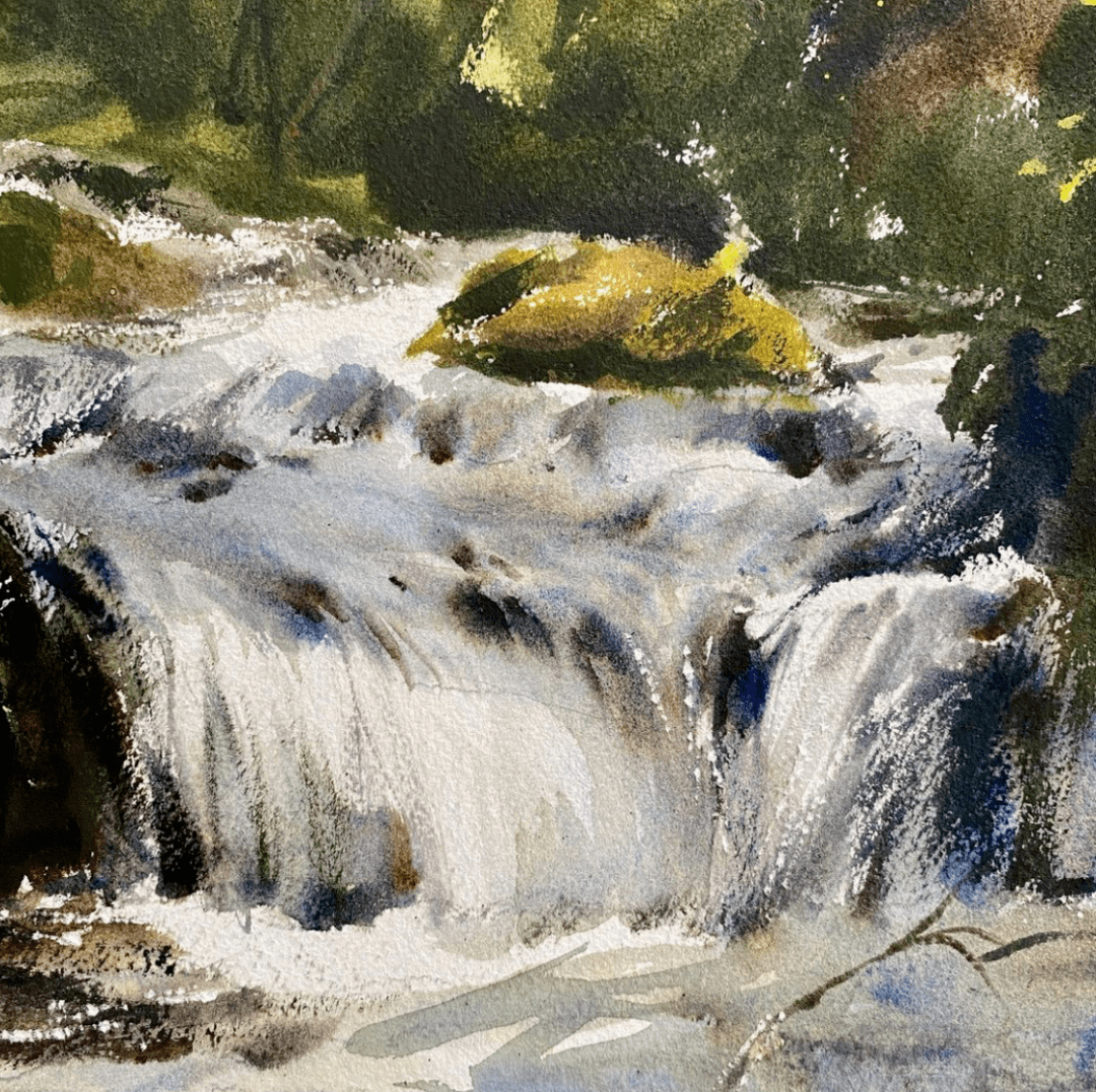 西班牙水彩画家——francisco castro作品欣赏(溪水,海水篇)