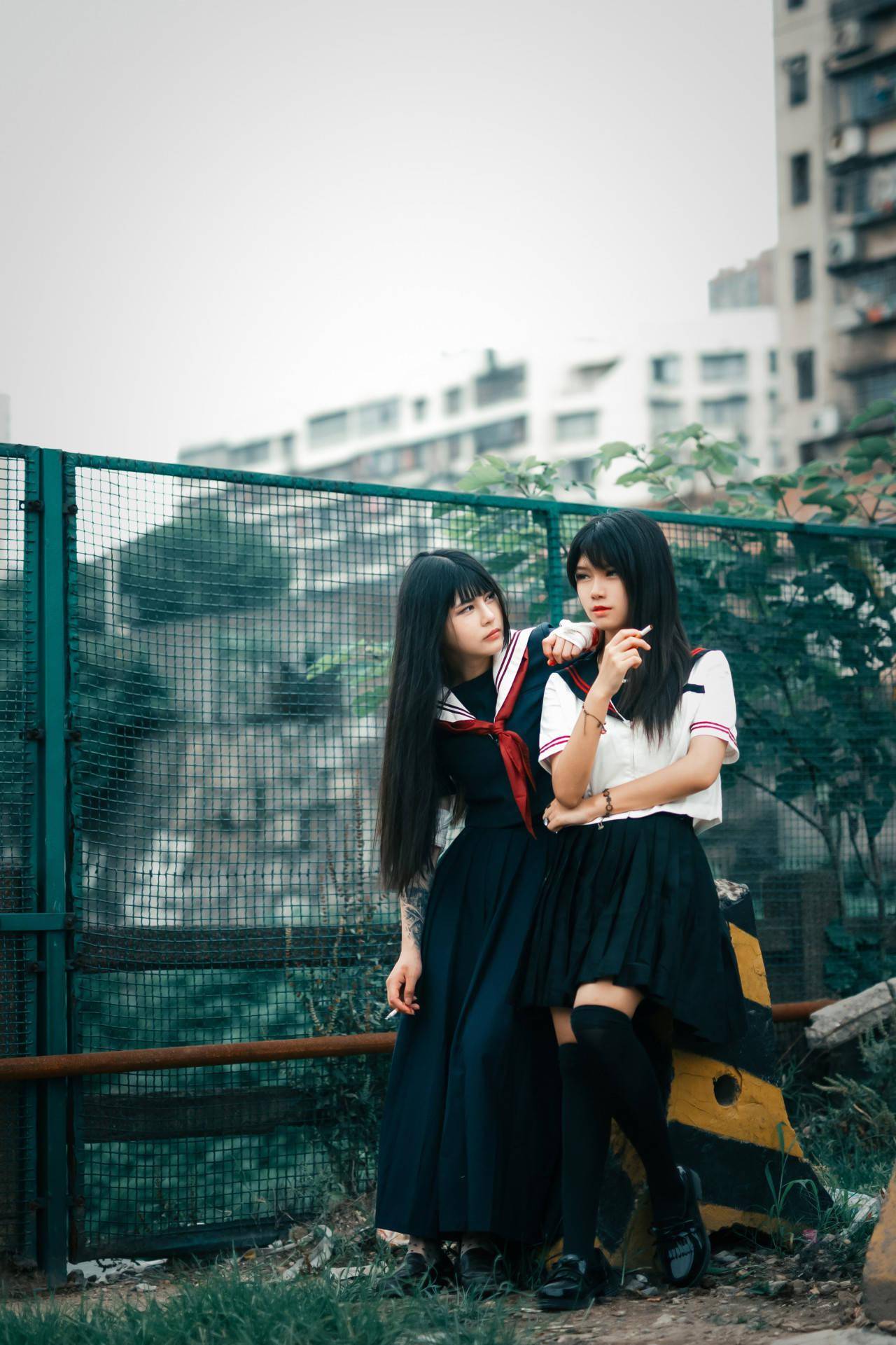 jk制服樱与寒夏篇守护百合向