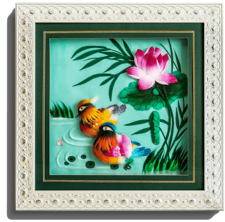 欢度春节传承非遗雁塔庆新春活动之非遗棉絮画