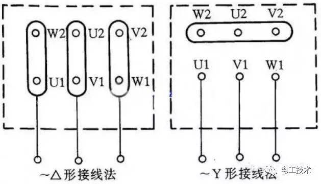 9线柱电动机接线图图片