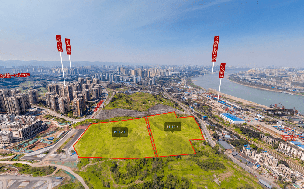 大渡口钓鱼嘴片区p1-12-1号宗地土地性质:二类居住土地面积:125.