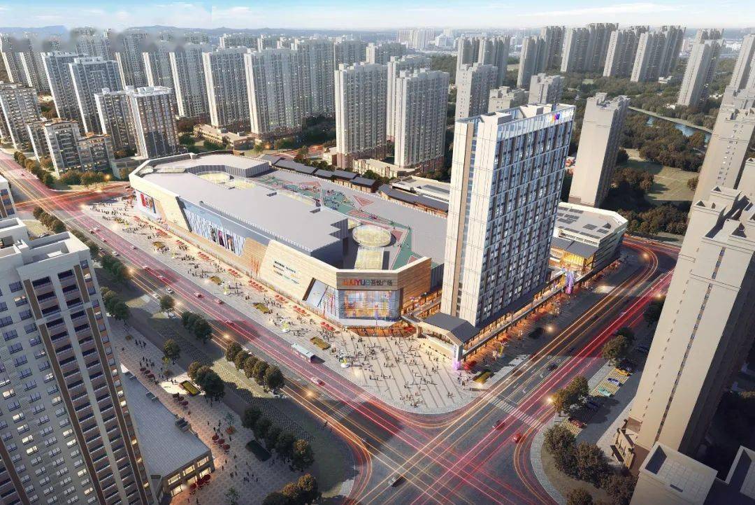 (项目初步规划设计图) 日照东港吾悦广场依靠地区优势占据城市的庞大