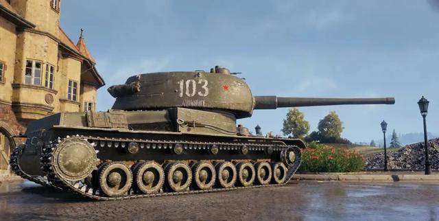 搭载舰炮b-13的"大头娃娃"t-103_车体