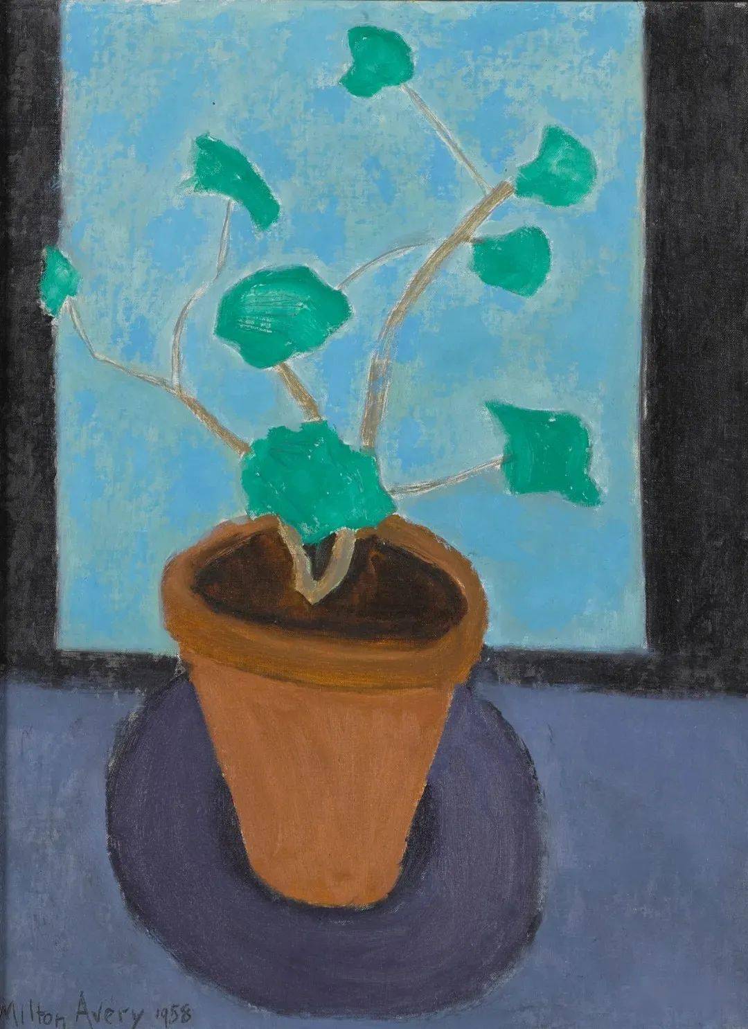 写生啦创造色彩的高度和谐丨米尔顿艾弗里miltonavery作品欣赏