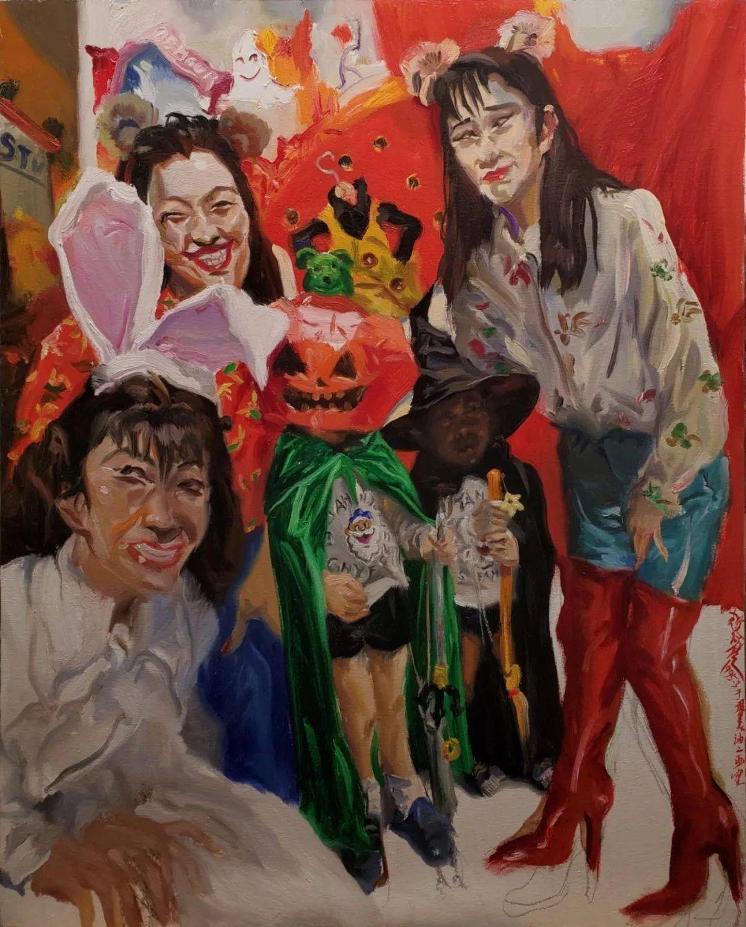 现实关照与才情涌动赵晓佳都市题材绘画作品欣赏